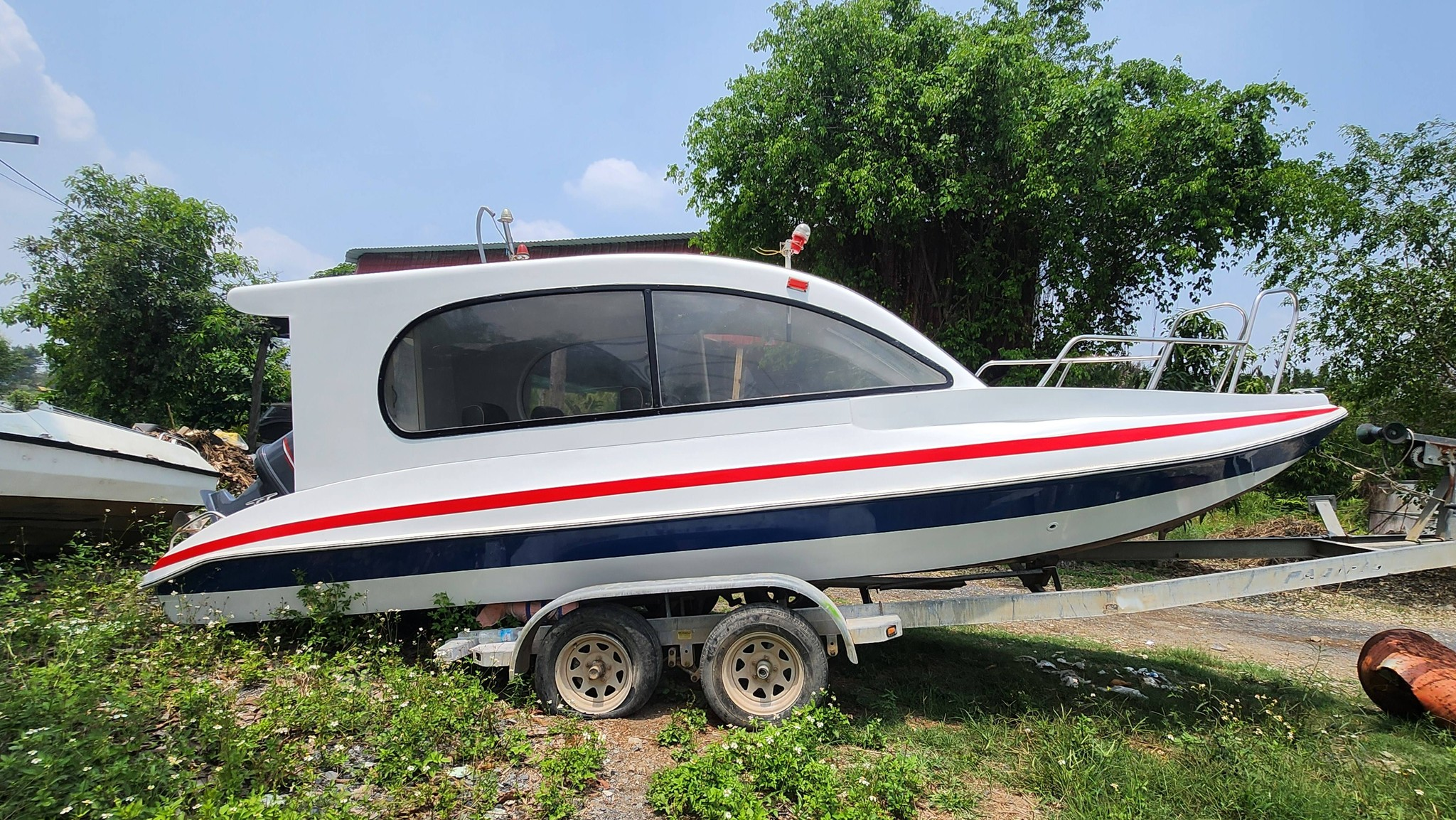 Cano khách máy Yamaha 200HP giấy tờ đầy đủ